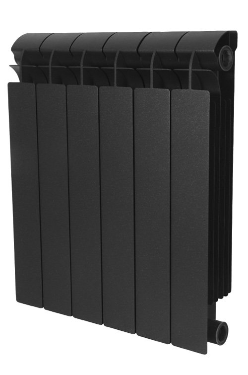 Радиатор биметаллический Global Style Plus 500 / 4 секции, черный